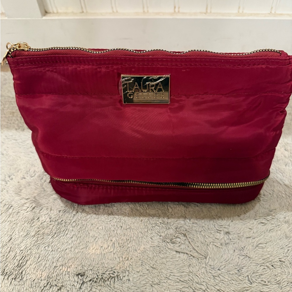 NWOT LAURA GELLER COSMETIC BAG